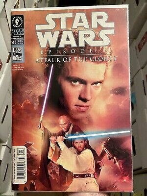 Star Wars Episode II Attack Of The Clones #4 Newsstand Variant! RARE! WOW!