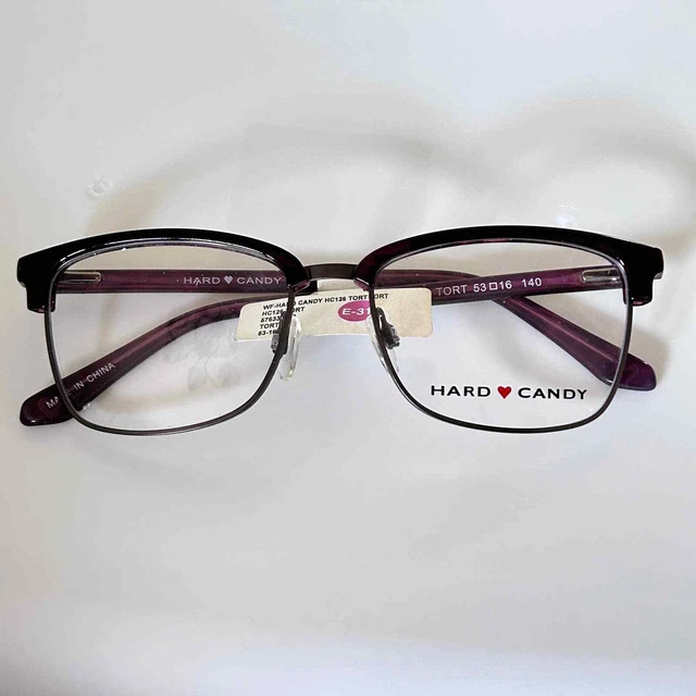Hard Candy Womens Eyeglasses Frames HC126 TORT NEW 53-16-140