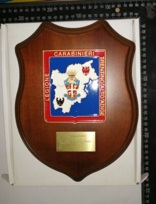 Crest vintage Carabinieri dedica del Vice Comandante Generale dell'Arma 