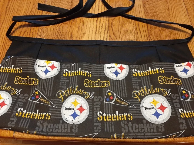 Waitress Apron 3 Pockets Pittsburgh Steelers