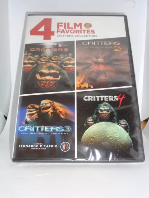 4 Film Favorites: Critters Collection (DVD) Brand New !