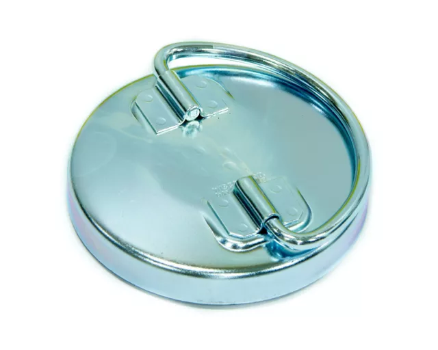 Rjs Filler Cap 4In Bail Handle Cap Twist Lock Steel Non-Vent Rjs90922-11