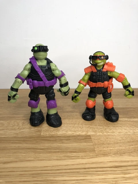 TEENAGE MUTANT NINJA Turtles Donatello & Michelangelo Stealth Tech 2013 ...