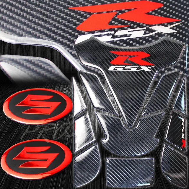 Protège-Réservoir Moto Fibre De Carbone - Autocollant Universel, Antidérapant, Protection Rayures - 4