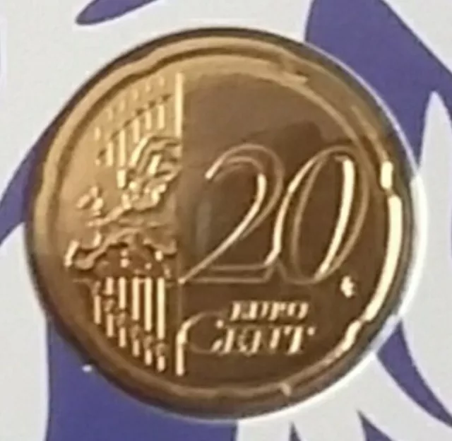 20 Euro Cent, France BU 2019, La Semeuse, Série Officielle Scellée