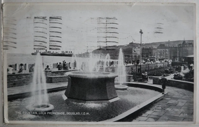 Onchan Village - Carte postale ancienne et vue d'Hier et Aujourd'hui