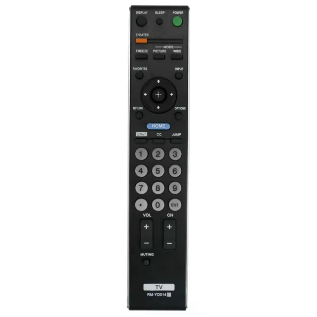 RM-YD014 Remote Control Fit for Sony TV KDL-40VL130 KDL-52XBR4 KDL-40XBR4 RM-YD014 Remote Control Fit for Sony TV KDL-40VL130 KDL-52XBR4 KDL-40XBR4