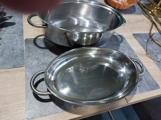Schulte-Ufer Multibräter Schmortopf Gansbräter 5 l Edelstahl gut 2
