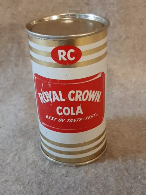 Vintage 12 oz Soda Beverage Tin Can RC Cola Royal Crown Nehi Corp. Columbus, GA 2