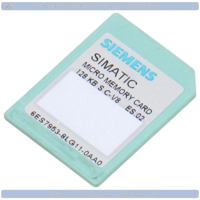 Carte Mémoire MMC Siemens 512KB - Réf. 6ES7953-8LJ30-0AA0 - Occasion Fonctionnelle
