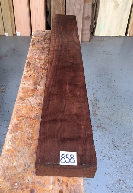Noce americano 2"" (50 mm) bordo quadrato / essiccato in forno / legni duri esotici / legname