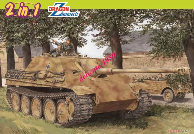 Dragon 6846 1/35 WWII German Jagdpanther Sd.Kfz.173 Ausf.G1 Zimmerit