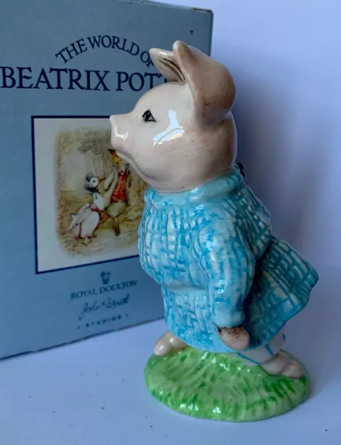 BESWICK / DOULTON BEATRIX POTTER FIGURINE - LITTLE PIG ROBINSON- Boxed - 2002 2