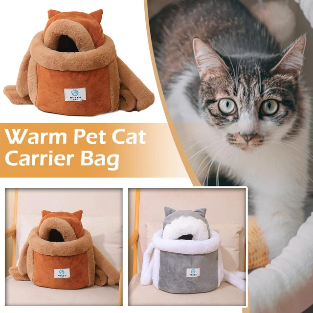 Warm Pet Carrier Bag Small Cat Dogs Backpack Winter Outdoor T1T1 Pets Plush Z6I6