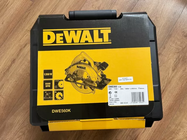 DeWalt DWE560K-GB 1350W 184mm Circular Saw 240V