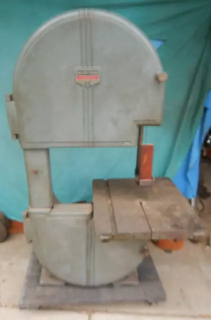 Early Walker Turner 16" Wood Metal Cutting Band Saw No Motor Or Base For Parts