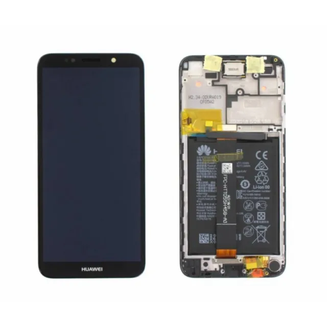 Ecran Complet Noir Huawei Y5 2018 (Châssis + Batterie)  - Service Pack