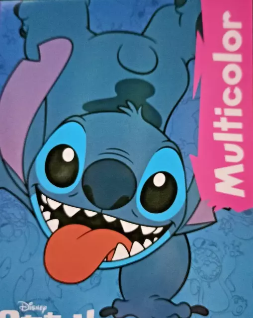Disney Malbuch  Stitch Multicolor DIN A4 Ausmalheft Malen für  Kinder Malspaß