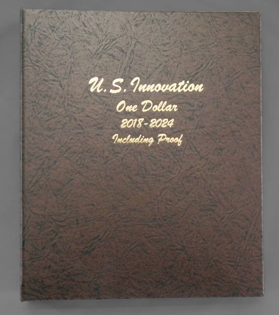 Dansco US Innovation Dollar Coin Album with Proof 2018 – 2024  #8188