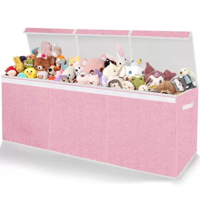 Toy Storage for Girls Extra Large Kids Toy Box Chest,Collapsible Toy Organizers