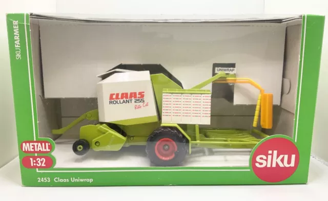 Siku Farmer 1:32 - 2453 ,,Claas Uniwrap Rollant 255 Roto Cut,, NEU in OVP ( 2 )