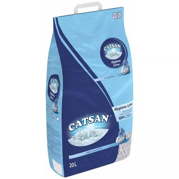 CATSAN Chat Hygiène Litière Non Agglomérant 20 Litres - 20L Sac