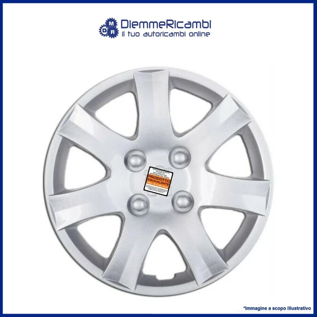 1 Borchia - Copricerchio Coppa Ruota 14" Per Peugeot 206 Plus