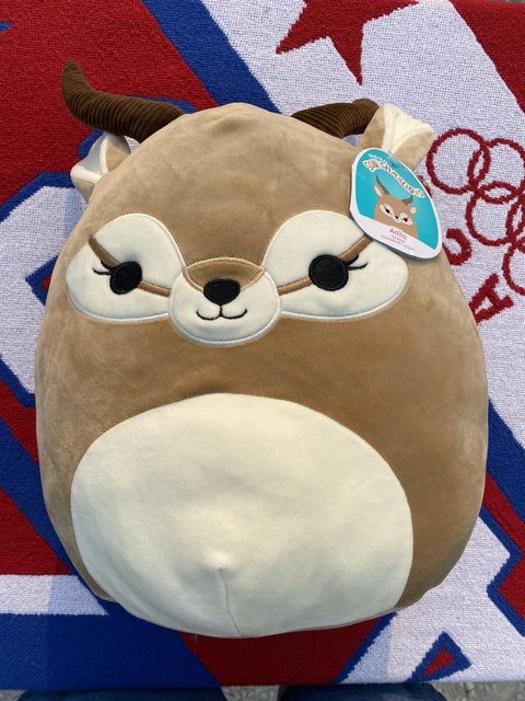Squishmallow Kellytoy Exotic Animal Adila the Antelope 12” inch NWT RARE