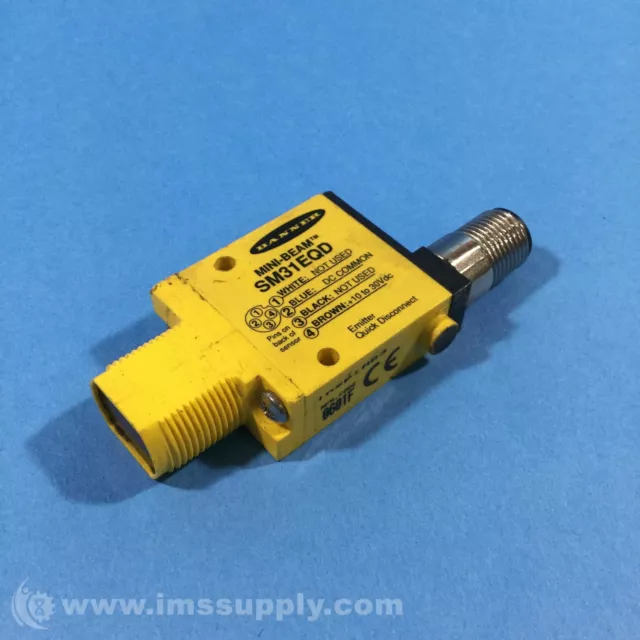 Banner SM31EQD Photoelectric Emitter Mini-Beam USIP