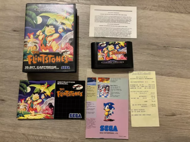 SEGA MEGA DRIVE THE FLINTSTONES PAL CIB Feuersteins