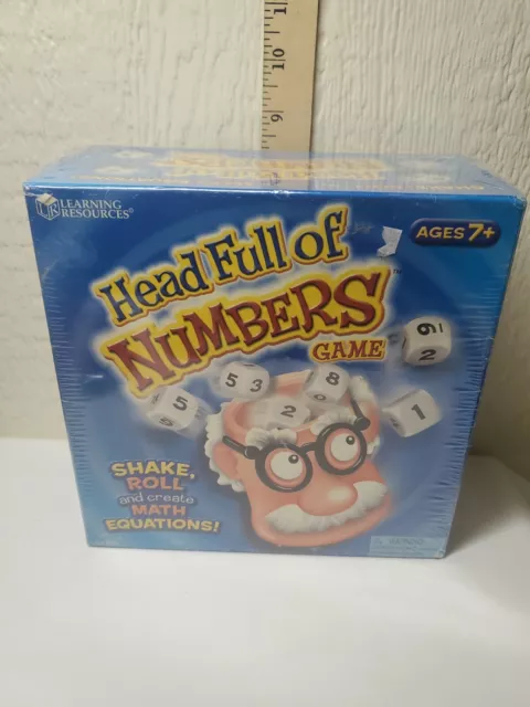 Learning Resources Head Full Of Numbers Math Equations Game Ages 7 - 12 2