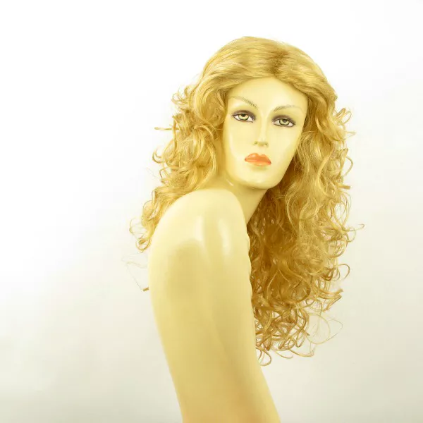 Parrucca donna lunga ricci biondo chiaro dorato GAETANE LG26
