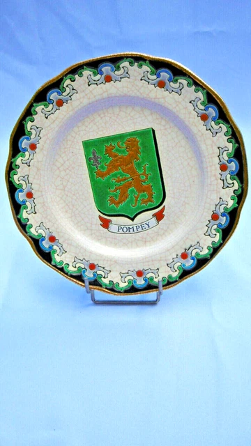 assiette ceramique emaux de longwy pompey