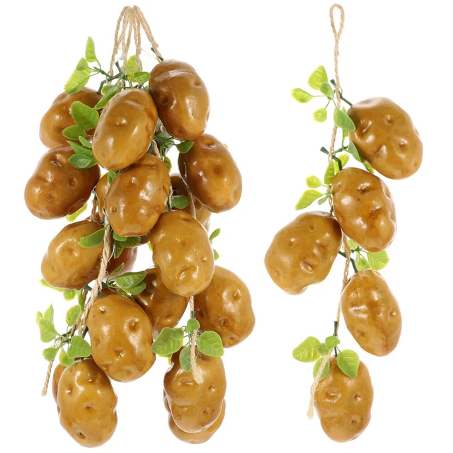 4 pz patate simulazione zucca decorazione gancio da parete decorativo