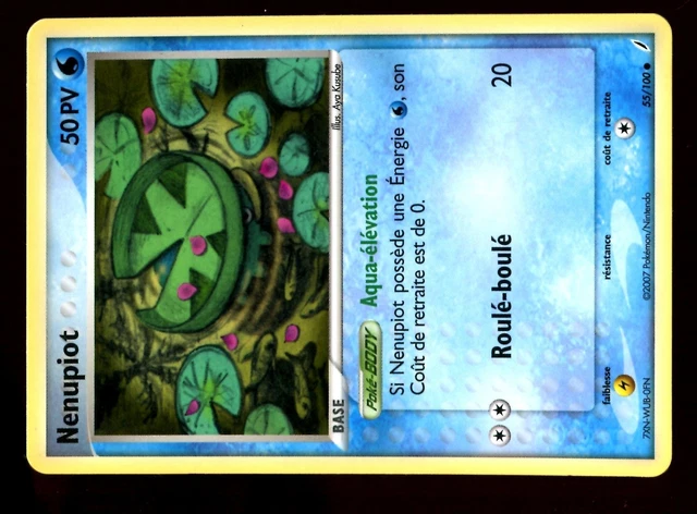 Pokemon Gardiens Cristal Unco N°  55/100 Nenupiot