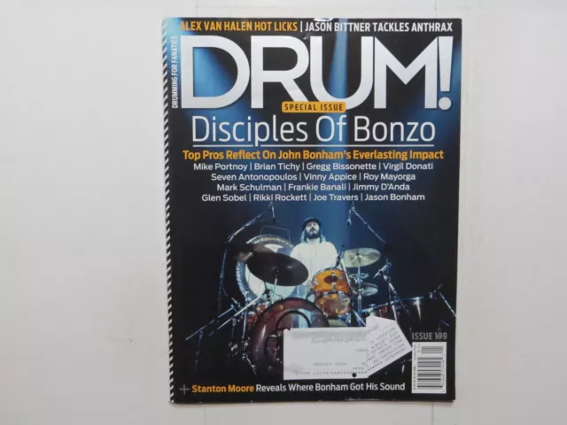 Drum Magazine 2013 January Disciples of Bonzo Alex Van Halen 2R