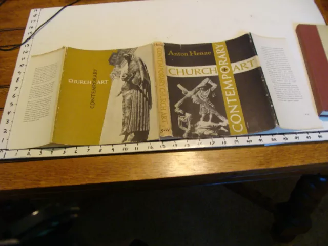 vintage book: CONTEMPORARY CHURCH ART Anton Henze & Theodor Filthaut 1956
