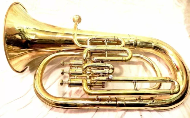 Awesome Sale Sai Musicals Euphonium-Brass , 3 valve with Case and Mouthpiece