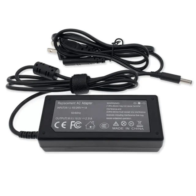 45W AC Adapter Charger Power Cord For Dell Inspiron 11 13 14 15 17 Series Laptop