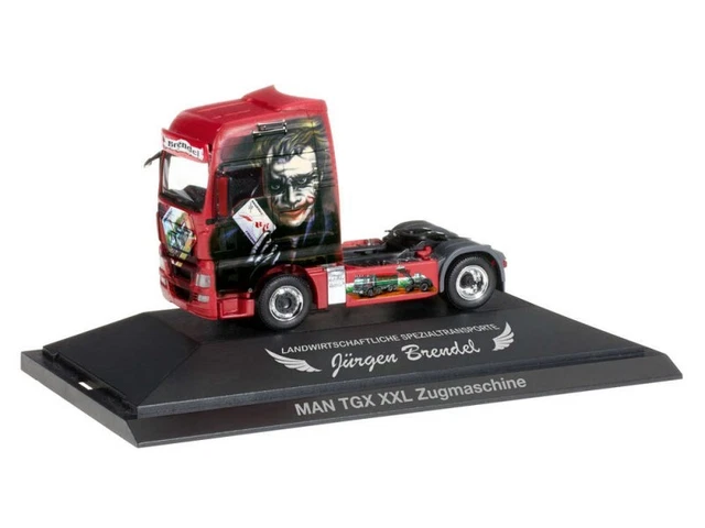 MODELLINO TRATTORE STRADALE MAN TGX GX INDIVIDUAL LION NERO
