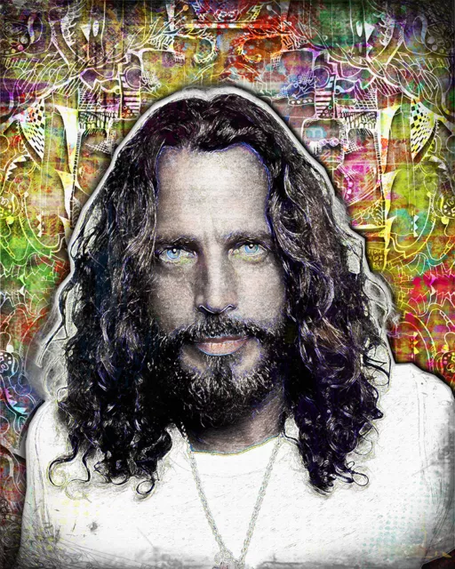 Soundgarden CHRIS CORNELL 8x10in Poster