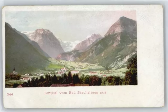 50573827 - Linthal Blick vom Bad Stachelberg Glarus GL