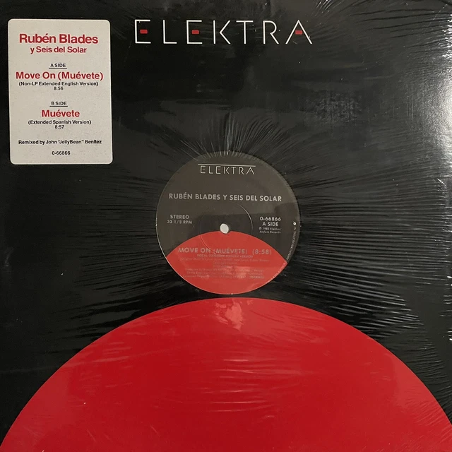 RUBEN BLADES Y SEIS DEL SOLAR🔹move On🔹￼ vinile 12 Mix🔹1985 ELEKTRA