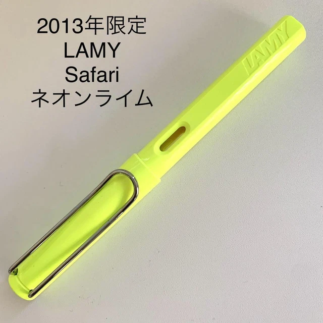 2013 Exclusive Lamy Safari Neon Lime Ten Thousand Pen Ef