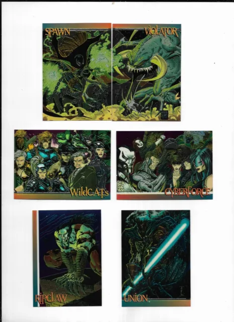 1993-1997 Wizard Magazine Insert Cards Series 3 & 4 ~Chromium Cards