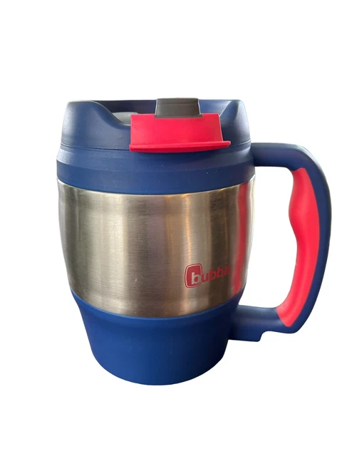 Bubba Keg 52 Oz Insulated Travel Mug Blue & Pink Flip Top Jug w/bottle Opener 2