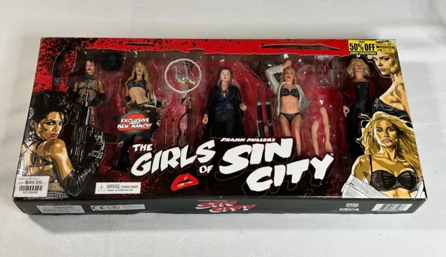 Neca Frank Miller’s THE GIRLS OF SIN CITY 5 Figure Box Set | NIB (Colored) Neca Frank Miller’s THE GIRLS OF SIN CITY 5 Figure Box Set | NIB (Colored)
