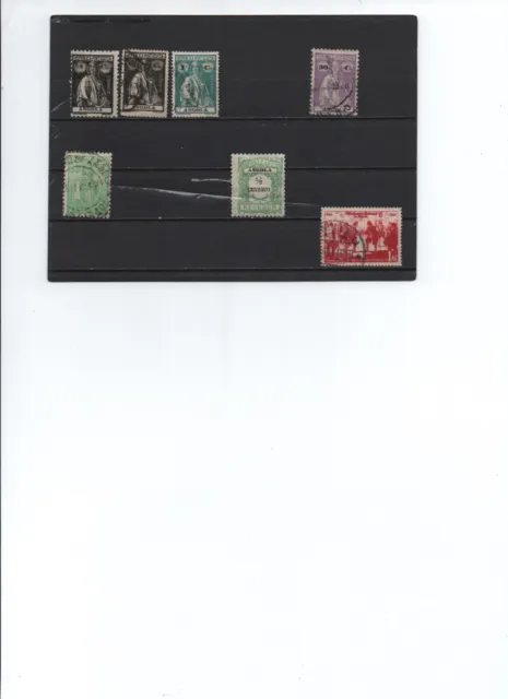 Briefmarken  Portugal 1914 bis 1948 Angola: Aufdruck "Angola"  - gestempelt