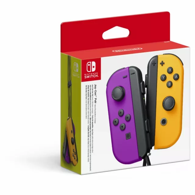 Manette NINTENDO Paire de Manettes Joy-Con Violet/Orange