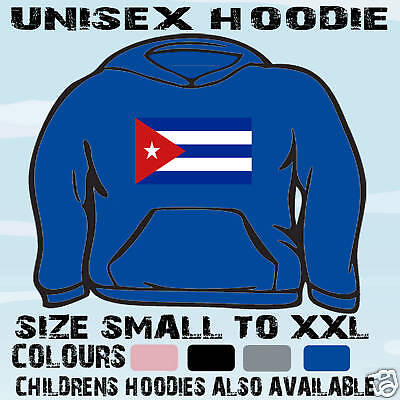 Cuba Cuban Flag Emblem Unisex Hoodie Hooded Top